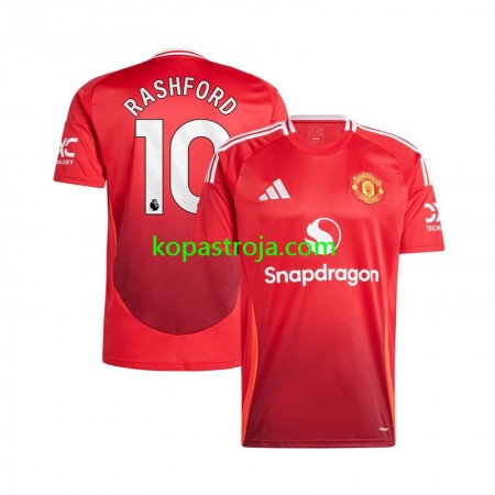 Billiga Fotbollströjor Manchester United Marcus Rashford 10 Hemma tröja 2024/25 Kortärmad